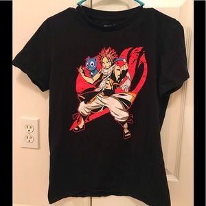 Fairy Tail Natsu & Happy T-Shirt Juniors Small